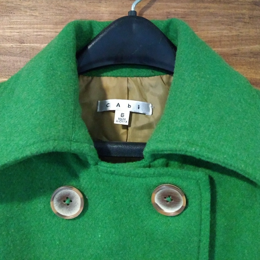 Green Pea Coat by CAbi